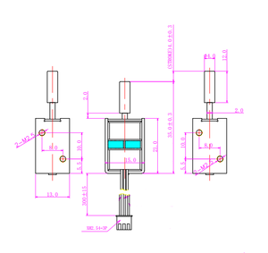 מים נעילת סולנואיד קטן ליניארי סולנואיד למשוך לדחוף לשמור סולנואיד - Product Image 6