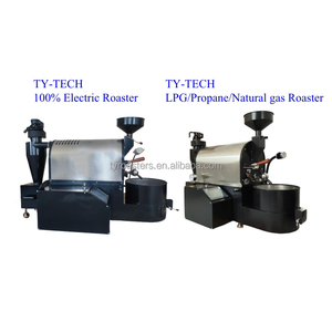 TY-<span class=keywords><strong>TECH</strong></span> 2kg <span class=keywords><strong>2</strong></span>.5 kg cà phê rang xay với phần mềm thông minh Bảng điều khiển LPG/khí đốt tự nhiên sưởi ấm cà phê Máy rang - Product Image 2