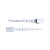 Crochets de porte de fer en plastique, 20 pièces, sans clous, robustes, sans perforation