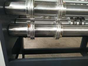 Electric Semi-Automatic Cardboard Slitting Scoring <strong>Machine</strong> / <strong>Cutting</strong> Creasing <strong>Machine</strong> For Apparel Beverage (Plastic Wood) - Product Image 4