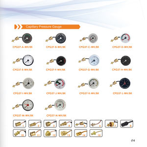 Pièces de chaudière à <span class=keywords><strong>gaz</strong></span>, manomètre capillaire 0-4 bar pour chaudières à <span class=keywords><strong>gaz</strong></span> <span class=keywords><strong>Bosch</strong></span>, remplacement - Product Image 4