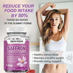 VitaSpring OEM Ekstrak Saffron Permen Jeli Bebas Gula Suplemen Otak Vitamin D3 Multivitamin Permen Jeli Saffron - Product Image 3