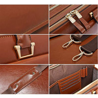 Grande mallette de luxe en cuir véritable de vachette personnalisée pour hommes sac à main sac à main pour ordinateur portable sac d'affaires