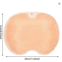 Tapis de douche exfoliant antidérapant pour massage et lavage des pieds, pour salle de bain