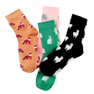 <span class=keywords><strong>Calcetines</strong></span> largos divertidos de animales bonitos para mujer, <span class=keywords><strong>calcetines</strong></span> extraños al por mayor a granel, <span class=keywords><strong>calcetines</strong></span> de algodón de primera calidad personalizados, <span class=keywords><strong>Calcetines</strong></span> de mujer - Product Image 2