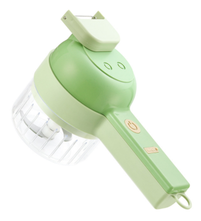 250ml usb charge smart meat handheld portable rotating vegetable chopper slicer 4 in 1 electric vegetable cutter set