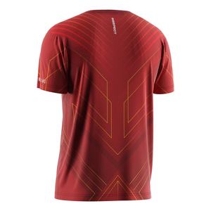 T-shirt de lutte à motif V-Line rouge de qualité supérieure - Vêtements de sport de haute qualité pour l'entraînement et la compétition - Product Image 4