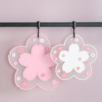 Dessous de verre Kawaii 1 pièce style japonais Sakura tasse à café Sakura isotherme tapis de table thé lait tasse décoration de la maison verres