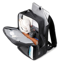 Sac à dos professionnel extensible pour ordinateur portable, étanche, avec port de chargement USB, antivol, grande capacité, pour voyage, vente en gros, logo personnalisé