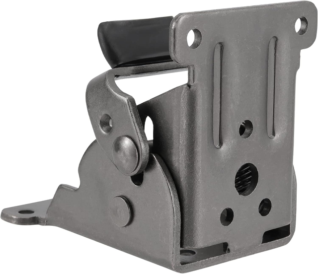 Heavy Duty Foldable Self Locking Hinge 90 Degrees Folding Hinge Bracket Lock Extension Support Hardware for Table Leg Bed Leg