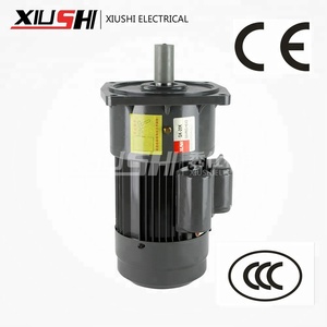 Tres fase reductor de velocidad de motor de inducción 400w 1/2hp 28 del eje - Product Image 1