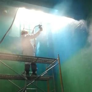 Pulverizador de poliurea de grado portátil, revestimiento impermeable para estanque de camarones - Product Image 4