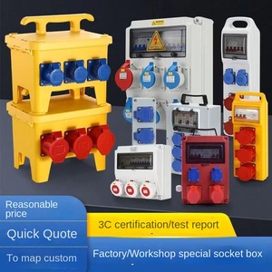 Caja de distribución multifuncional portátil caja de enchufe industrial caja de distribución de Servicio Móvil - Product Image 2