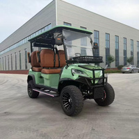 Voiturette de golf électrique 2-10 places, chariots de golf utilitaires électriques au lithium 72V, chariots de golf 72V à batteries au plomb-acide, chariot de tourisme pour camping
