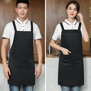 Custom LOGO Supermarket Restaurant Waiters Men Women Advertising Work Clothes Waterproof <strong>Aprons</strong> Hot Pot Kitchen Shoulder <strong>Aprons</strong> - Product Image 4