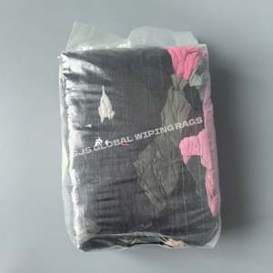 Trapos de limpieza industrial, paños de limpieza para máquinas, trapos de forro polar de colores recuperados, paños de limpieza tipo sudadera, 100% algodón - Product Image 1