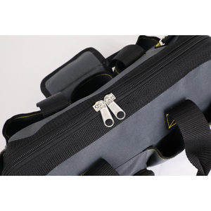 Bolsa de herramientas de hardware portátil multifuncional de 12 pulgadas y 14 bolsillos resistente y duradera para accesorios de reparación de lona eléctrica OEM - Product Image 2