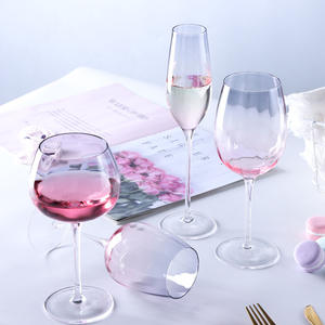 Juego de Dos Copas de <span class=keywords><strong>Gin</strong></span> de Cristal de 460 ml, Color Rosa y Gris, Verde y Gris, Estilo Globo Atardecer, Venta al por Mayor - Product Image 2