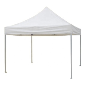 Custom Outdoor White 10ftx10ft Aluminum Folding <strong>Canopy</strong> Marquee Tent <strong>Sides</strong> 300g/m2 White Polyester PVC Coating for Car Parking - Product Image 1