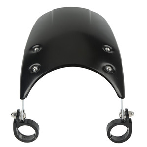 Parabrezza Anteriore per Moto in Alluminio, Protezione Aerodinamica Sostitutiva per CMX 500 <span class=keywords><strong>Rebel</strong></span> 2017-2022, Nero - Product Image 5