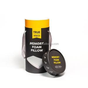 صندوق هدايا أسطواني دائري من الورق المقوى بشعار مخصص لعام 2026 للوسائد - Product Image 2