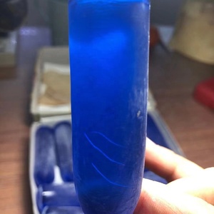 Espinela sintética #111 zafiro azul materia prima sin cortar piedra áspera para la fabricación de piedras preciosas - Product Image 2