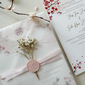 กระดาษเวลลัมเนื้อฝ้ายโปร่งแสงคุณภาพพรีเมียม พิมพ์ลายวานิลลา สำหรับทำการ์ดอวยพร บัตรเชิญงานแต่งงาน ขนาดตามสั่ง ปรับแต่งโลโก้ได้ - Product Image 2