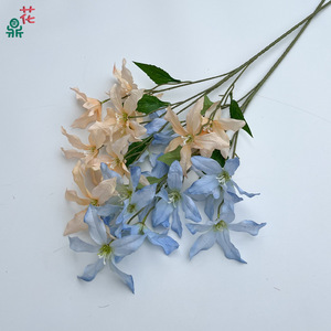 Orchidée artificielle à tige unique en soie, style nordique, décoration de mariage, artisanat doux fait main - Product Image 3