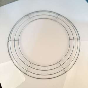 डिय सजावट लोहे कला उत्सव गोल तार माला माला माला माला माला - Product Image 4