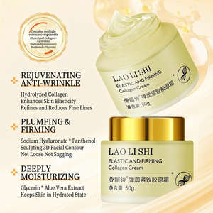 LAOLISHI <span class=keywords><strong>Crema</strong></span> <span class=keywords><strong>de</strong></span> Colágeno Elástica y Reafirmante Hidratante Levantamiento <span class=keywords><strong>de</strong></span> <span class=keywords><strong>Arrugas</strong></span> Suavizante Relleno <span class=keywords><strong>Crema</strong></span> Facial Nutritiva - Product Image 2