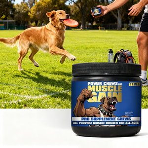 Fabriek Groothandel Huisdier Gezondheidszorg Supplementen Hond Spierwinst Kauwt Voor Ondersteuning Spiergroei Herstel - Product Image 4