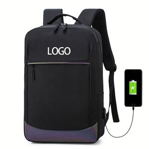 Sac à dos intelligent antivol pour ordinateur portable, grande capacité, multifonction, en nylon imperméable, avec port de charge USB - Product Image 1