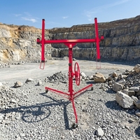 Nouvel élévateur manuel pour panneaux de plâtre, outil de levage de plaques de plâtre avec élingue à câble, élévateur de plafond et de porte, chariot de levage de tôles
