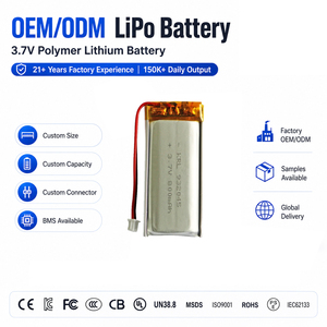 Aangepaste 932045 800mAh 3.7v Li-Po batterij voor draagbare medische apparaten. Veilige en betrouwbare leverancier. - Product Image 1