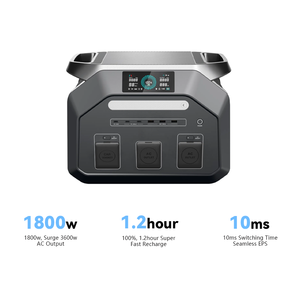 Di Động 1800W Nhà Máy Điện Hệ Thống 1800W 1024wh Cho Nhà Xe Sử Dụng Kit Với Mppt Điều Khiển Bên Ngoài Pin Năng Lượng Mặt Trời Bảng Điều Khiển Nguồn - Product Image 1