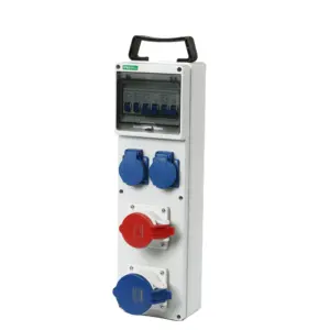 OEM/ODMカスタマイズ産業用モバイルポータブルソケットボックス防水電気プラスチック配電ボックス端子保護