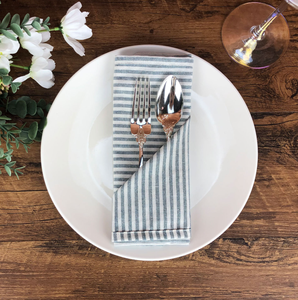 Hochwertige Moderne Mehrfarbige 100% Reine Leinen Öko-Freundliche Langlebige Servietten mit Hohlsaum für Zuhause und Restaurant - Product Image 4
