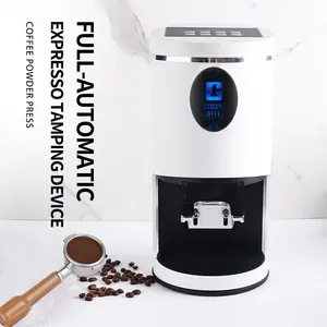 Penekan Bubuk Kopi Otomatis 58Mm 12V, Tamper Kopi Elektrik Profesional, Peralatan Kopi Komersial