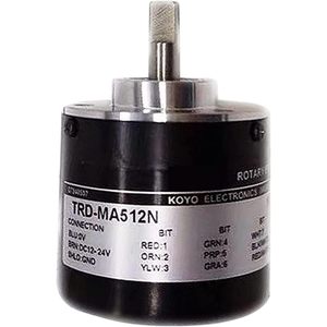 Encodeur rotatif absolu Koyo Electronics TRD-MA512N DC12-24V avec fils et extrémité moletée - Product Image 1