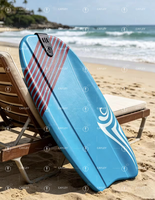 Planche de surf légère et profilée avec un design imprimé élégant pour les loisirs nautiques en plein air