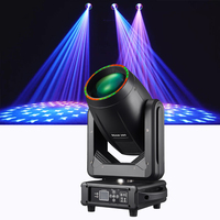 Pack de 2 projecteurs Fly Case 380W Sharpy Beam Gobo RGB Led Strip Double Prisme Tête mobile pour mariage DJ Disco Party