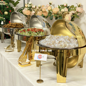 Juego de Platos para Calentar Comida de Lujo Moderno, Servicio de <span class=keywords><strong>Buffet</strong></span> Comercial de Lujo para Catering, Vajilla a Precio de Mayoreo - Product Image 2