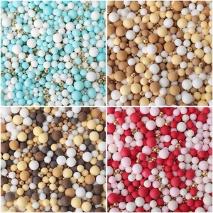 Perles de sucre comestibles mates mélangées 500g 1kg pour la décoration de gâteaux - Product Image 6