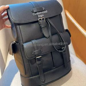 Dây Kéo Tùy Chỉnh Da Thể Thao Ba Lô Du Lịch Ba Lô Cho Nam Giới Người Đàn Ông Của Ba Lô Thiết Kế Ba Lô Thể Thao Giản Dị Ba Lô - Product Image 1