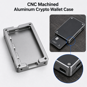Carcasa Protectora para Monedero Cripto de Aleación de Aluminio 6061-T6 Mecanizada por CNC con Acabado Anodizado/Chorro de Arena, Color y Logotipo Personalizables - Product Image 1
