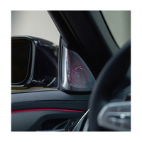 Coques d'enceintes LED lumineuses pour G30 540i, garnitures de tweeter intérieures de voiture, accessoires de remplacement modifiés pour l'ambiance automobile