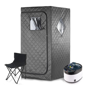Sauna de vapor portátil Spa Tienda de sauna interior personal Control remoto Sauna para una persona para relajarse en casa - Product Image 1
