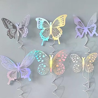Bunte Schmetterling Kuchen Dekoration Festival Jubiläum Geständnis Göttin Geburtstags feier Dessert Tisch Ästhetik Dress up