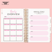 Carnet de Prières Personnalisé Professionnel OEM avec Fermeture Élastique, Estampage à Chaud, Emballage Cadeau Esthétique pour Femmes, Achat en Gros