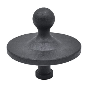 Nouvel <span class=keywords><strong>adaptateur</strong></span> de <span class=keywords><strong>boule</strong></span> à col de cygne noir pour <span class=keywords><strong>adaptateur</strong></span> de récepteur de remorquage de cinquième roue Kingpin 2-5/16 pouces pour suspension de remorque - Product Image 2